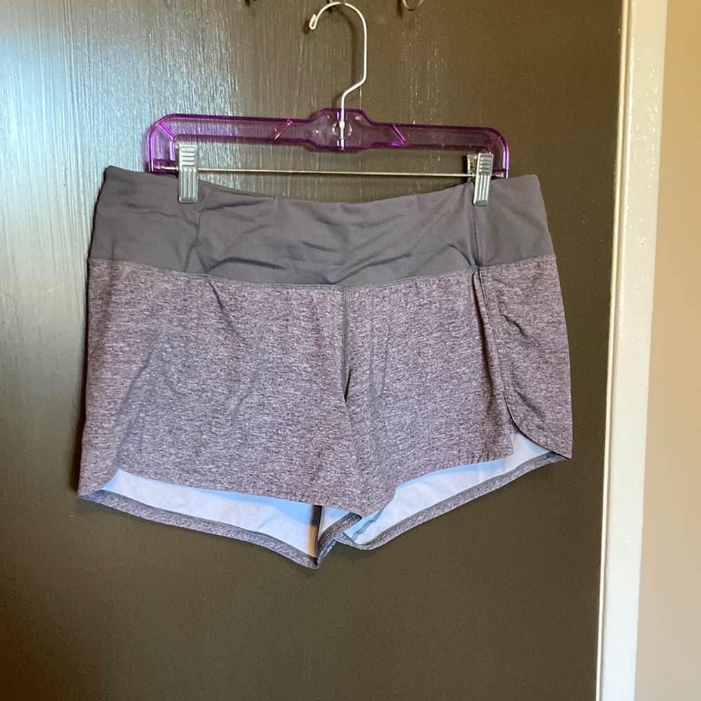Grey lululemon shorts